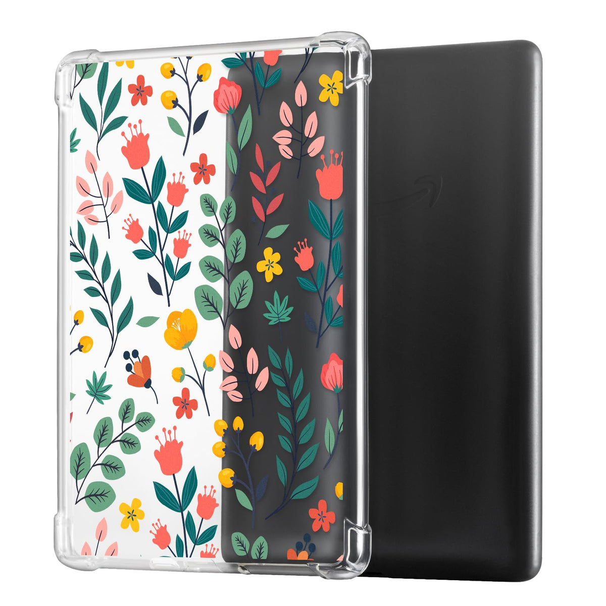 CoBak Clear Case for 6" Kindle 11th Generation 2024 and 2022 - Ultra-Slim Soft TPU Transparent Cover with Hand Strap, Lightweight & Durable Protection, Rose Gold