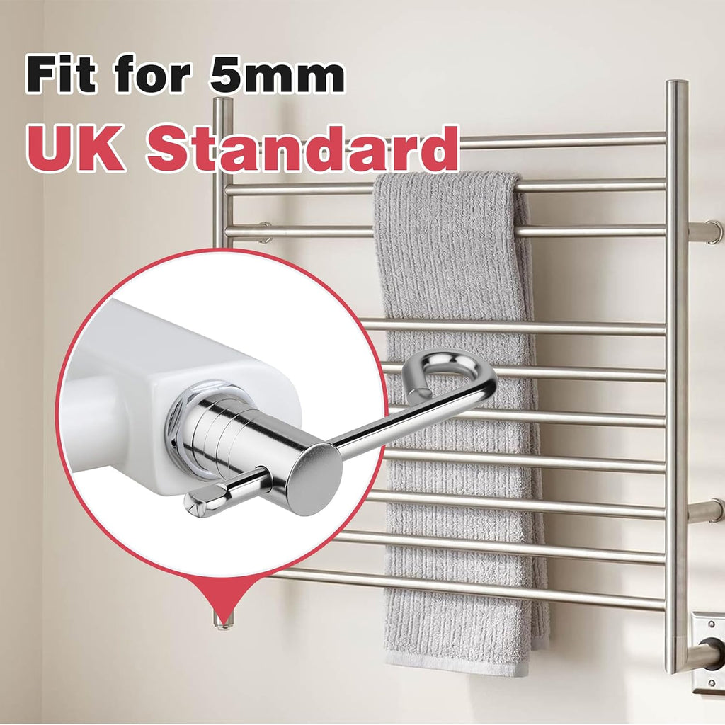 Mellbree Solid Brass Radiator Bleed Key Set Towel Radiator Key UK Standard