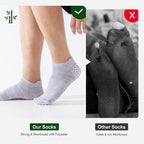 Niorasen Bamboo Trainer Socks for Men & Women, 6 Pairs, Low Cut