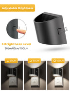 L LOHAS LED Night Lights Plug into Wall, Dimmable Night Light 2 Pack