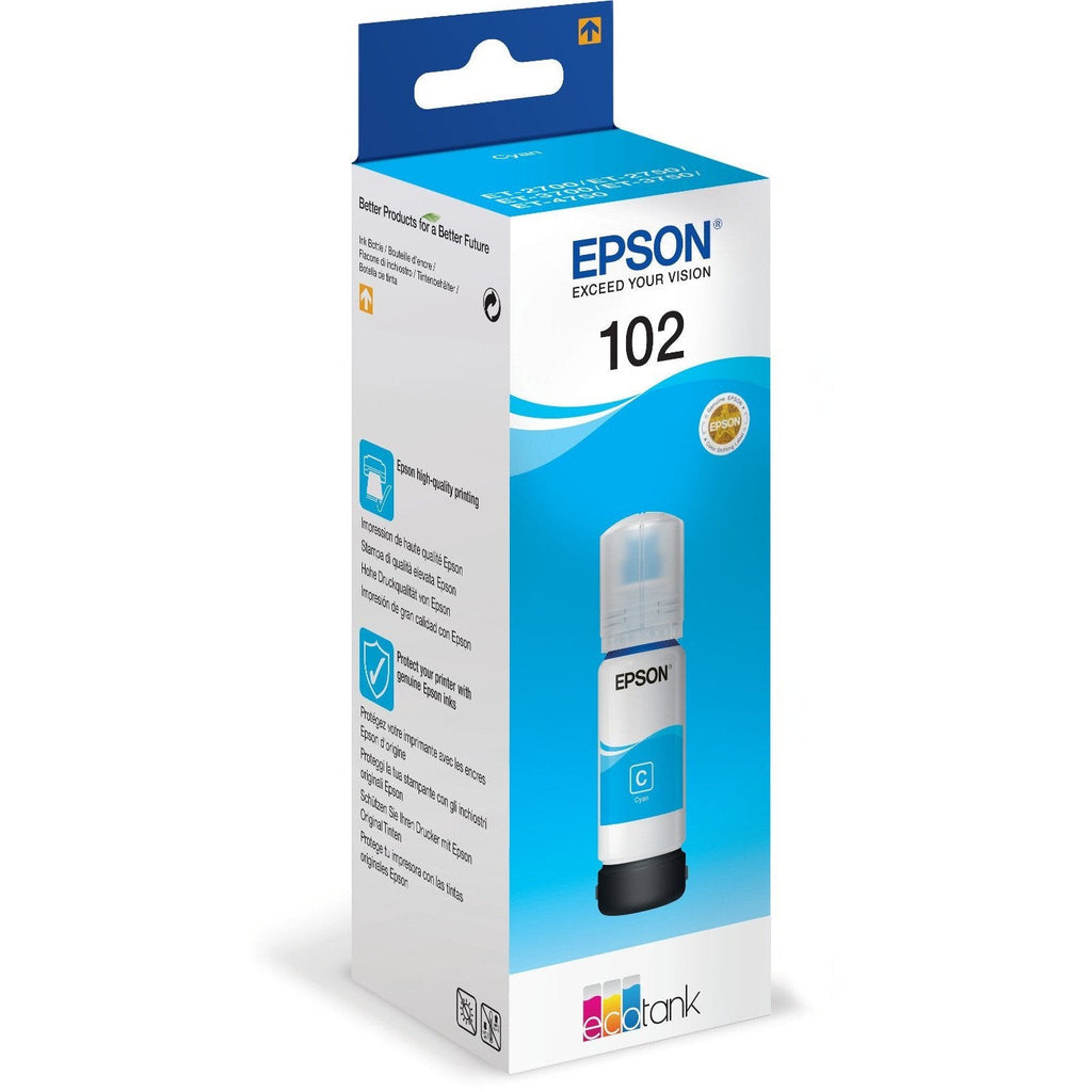 Epson EcoTank 102 Genuine Multipack Ink Bottles