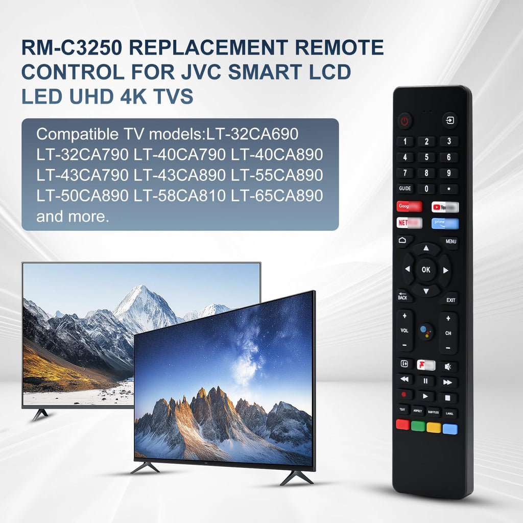 Samsung Universal TV Remote Control – Samsung TV Remote Replacement with Netflix, Prime Video, Rakuten Buttons for All S amsung LED QLED UHD 4K 8K Smart TVs