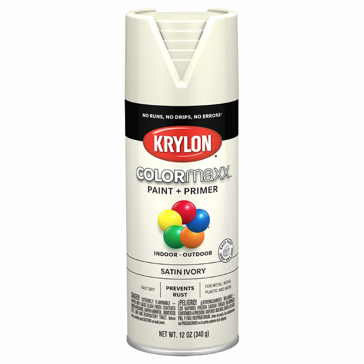 Krylon ColorMaxx 12 Oz. Gloss Spray Paint, Pumpkin Orange - 1 Each