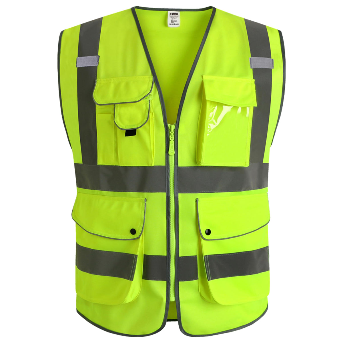 JKSafety Safety Vest for Men Women Reflective Hi Vis JK150 Green 3XL