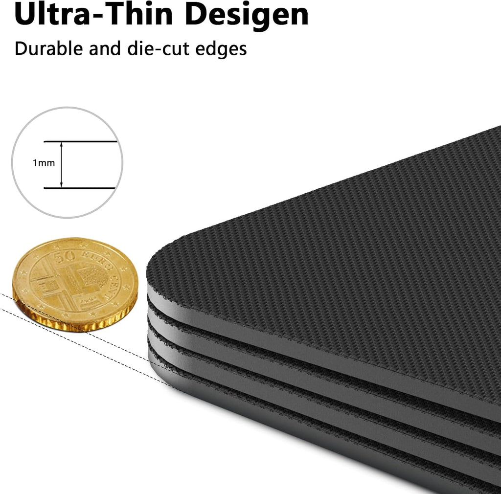 cimetech Mouse Mat, Gaming Mouse Pad, Ultra Thin Portable Mousepad, Black