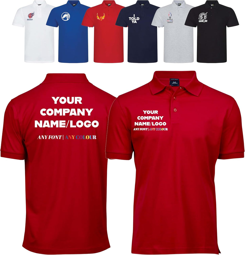 Varsany Personalised T Shirts Mens Womens Kids UK - Customised T Shirt with Any Text and Photo, Long-Lasting Printing - Design Your Own Custom T Shirt