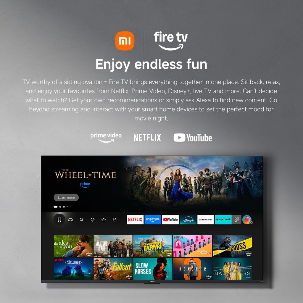 XIAOMI TV F 43 2026, 43 Inch (109 cm), 4K UHD, Smart TV, Fire TV, HDR10