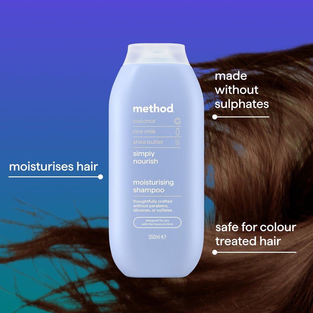 Method Daily Zen Shampoo, Cucumber & Green Tea, Sulphate Free, 350ml