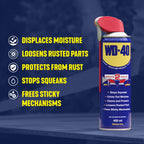 WD-40 Multi-Use Product Lubricant Spray, Smart Straw, Hinges & Locks, 450ml