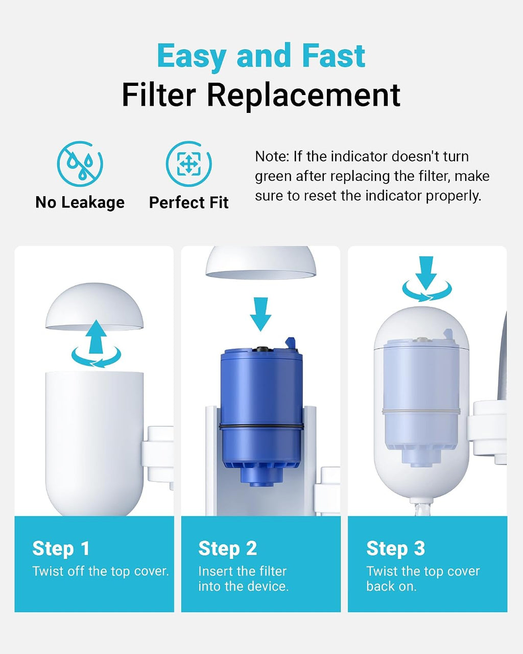 AQUA CREST Filter Replacement for PUR® Plus Water Filter Replacement