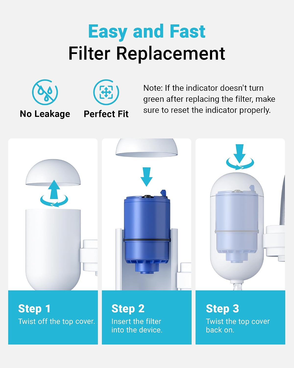 AQUA CREST Filter Replacement for PUR® Plus Water Filter Replacement