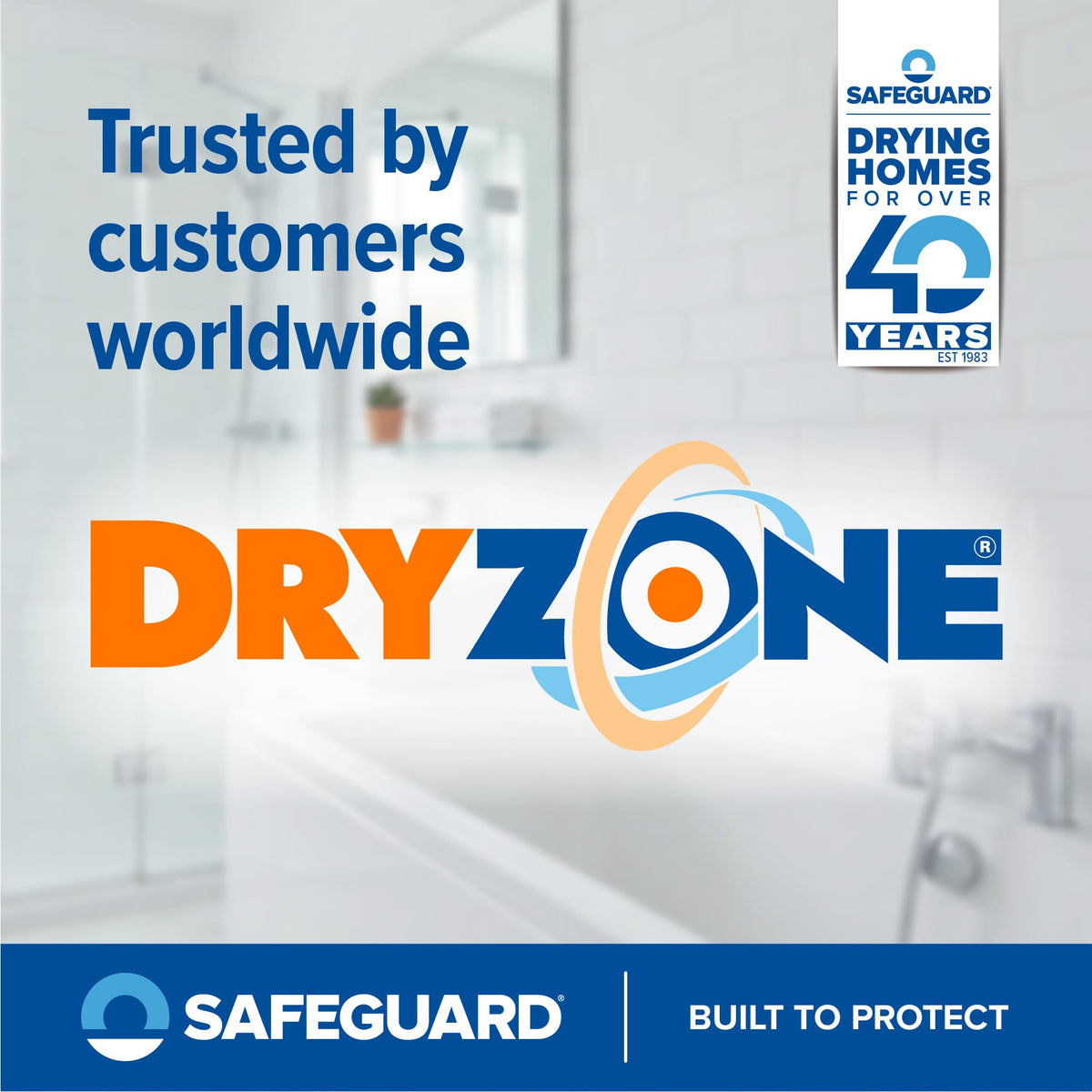 Dryzone Silicone Sealant White Anti Mould (310ml) - Premium Sanitary-Grade