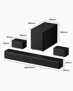 ULTIMEA 2.1ch Soundbar All-in-one, Built-in Subwoofer for TV