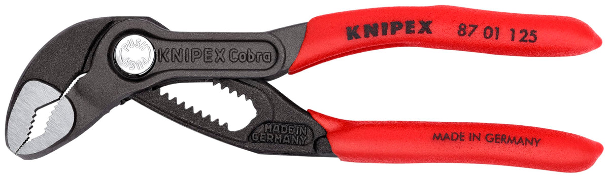 KNIPEX 87 01 250, 10 in. Cobra® Water Pump Pliers, Capacity 2 in.