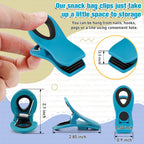 Chip Clips, Bag Clips for Food Storage, 12 Pack Multicolor