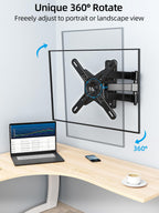 HOME VISION Heavy Duty Fixed TV Wall Bracket for 32-86 Inch Flat Screens