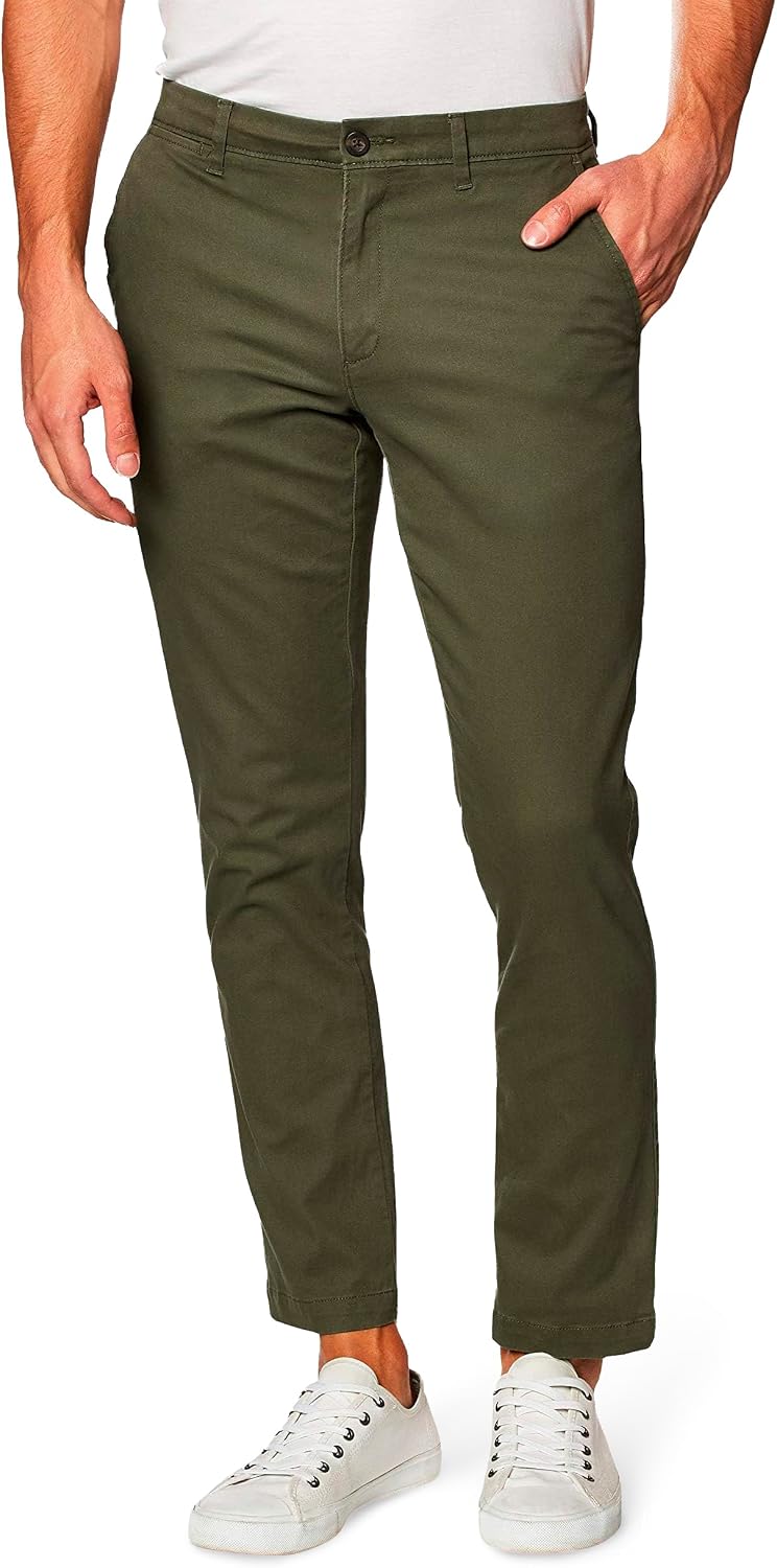 Amazon Essentials Men's Slim-Fit Casual Stretch Chino Trouser