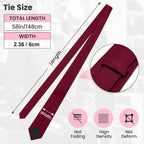 yenlk Men's Classic Necktie, Formal Tie for Weddings, Business and Prom