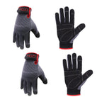 HANDLANDY Work Gloves for Men & Women, Utility Mechanic Working Gloves Touch Screen, Flexible Gardening Gloves for Yard
