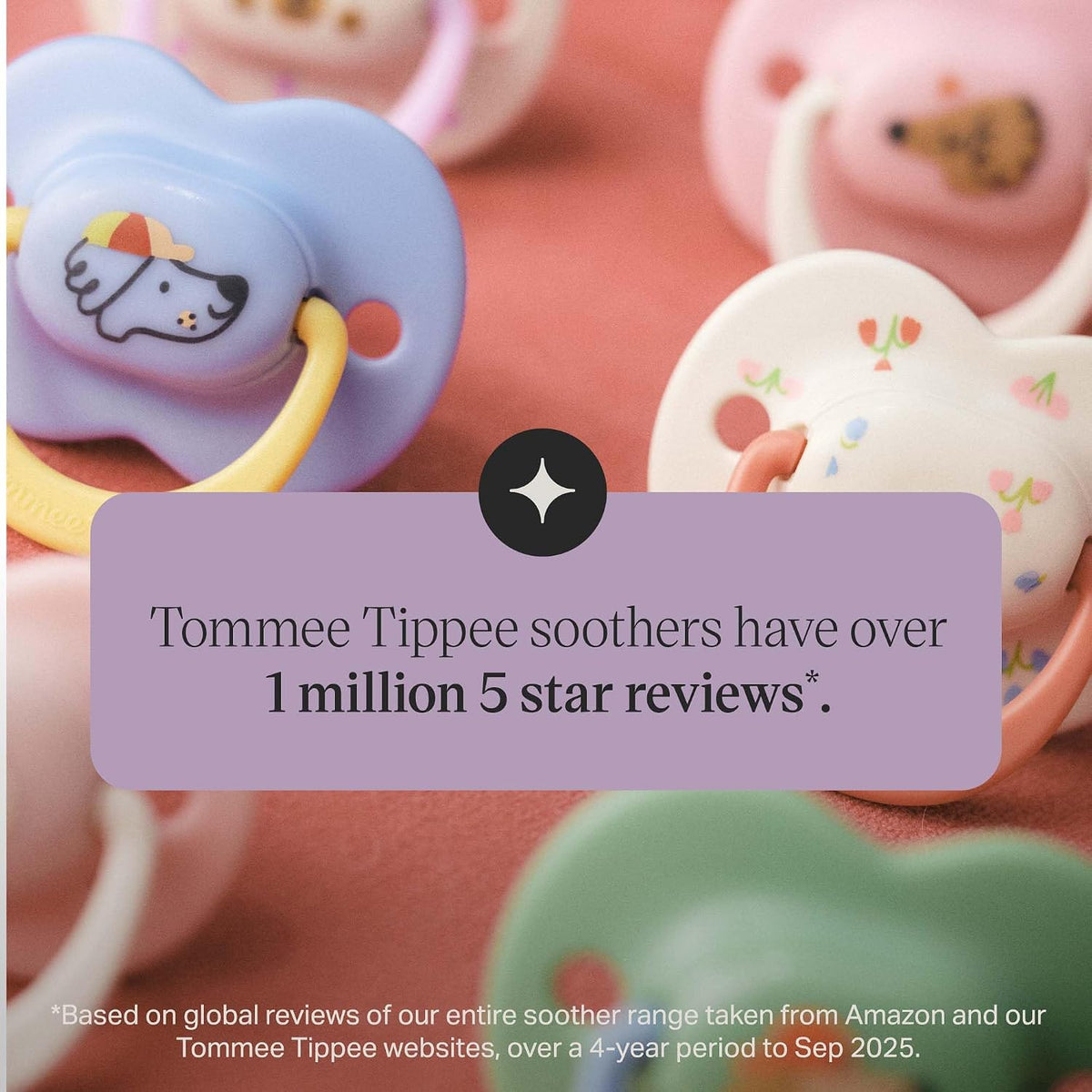 Tommee Tippee Ultimate Fit Orthodontic Dummy 18-36m Silicone Pack of 4