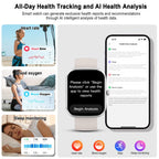 Motast Smart Watch, Fitness Tracker 1.69'' HD for Men Women