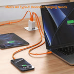 2m USB C to USB C Cable for IPhone 18/17/16/15,Fast Charger USB C for IPhone 17 Air/17e/16 Pro Max/15 Plus/16E/Duo, Long Charging Lead for iPad Pro 10/11th,Google Pixel 11/10/9/8,Samsung Galaxy Z Fold
