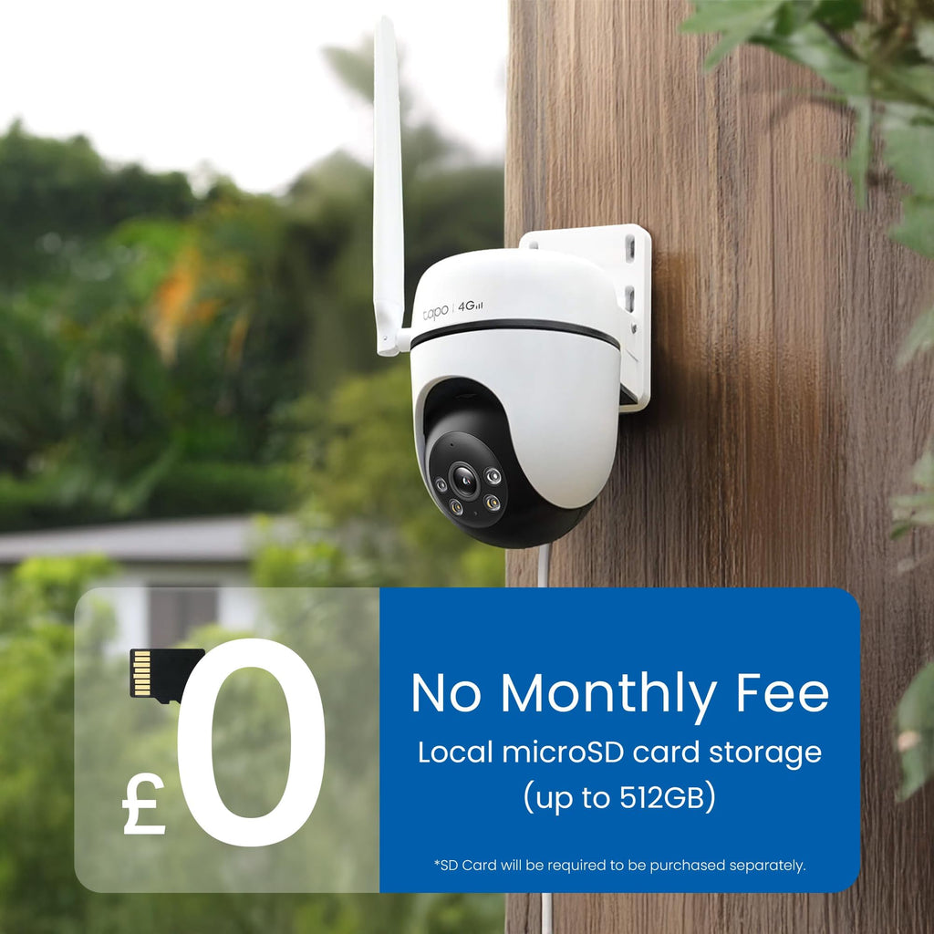 Tapo TC46 4K 8MP Pan/Tilt Outdoor Security Camera CCTV Camera