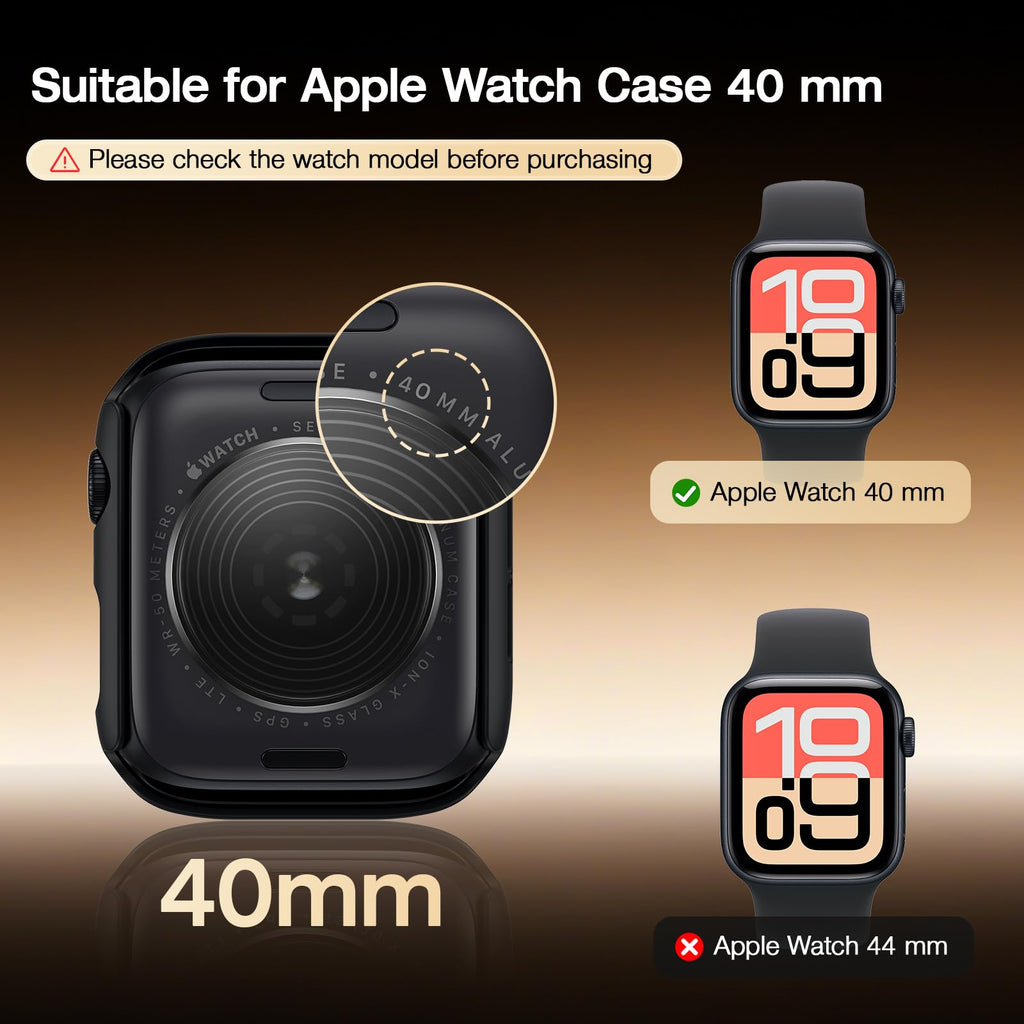 LK 6 Pack Screen Protector for Apple Watch Series 9 8 7 41mm/Series SE 6 5 4 40mm, Screen Protector Compatible for Apple Watch 40/41mm, High Definition, Bubble Free, Clear Flexible TPU Film