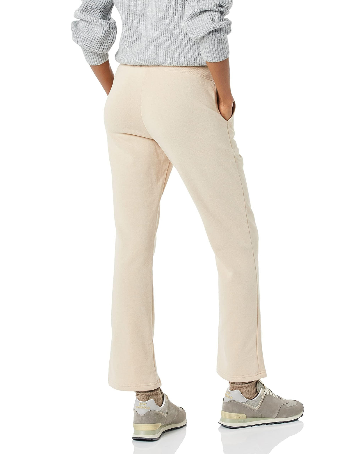 Amazon Essentials Women's Straight Leg Sweatpants with Drawstring for Women, Fleece