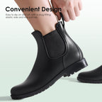 DREAM PAIRS Women's Ankle Wellies Chelsea Rain Boot