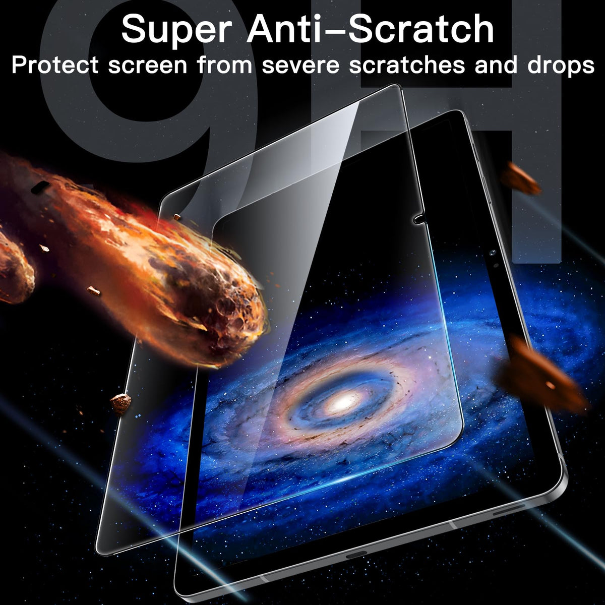 JETech Screen Protector for Samsung Galaxy Tab S6 Lite 10.4", 2-Pack