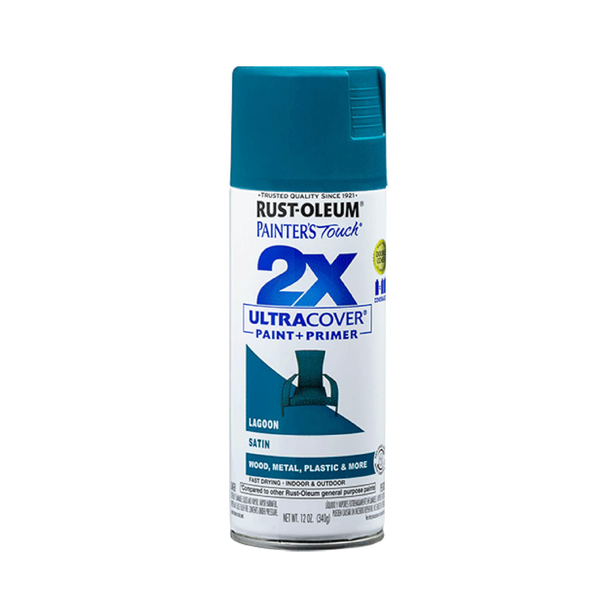 Rust-Oleum 334023-6PK Painter's Touch 2X Ultra Cover Spray Paint, 12 oz, Gloss Almond, 6 Pack
