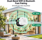 2K 3MP Window Security Camera with Motion Detection Indoor Window Cameras