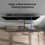 Suptek Full Motion TV Wall Mount Bracket for Most 13-30 inch TVs and Monitors, Flat and Curved TVs up to 28lbs, Tilt Swivel and 16.9 inch Extension, Max VESA 100x100mm, Black, MA2776