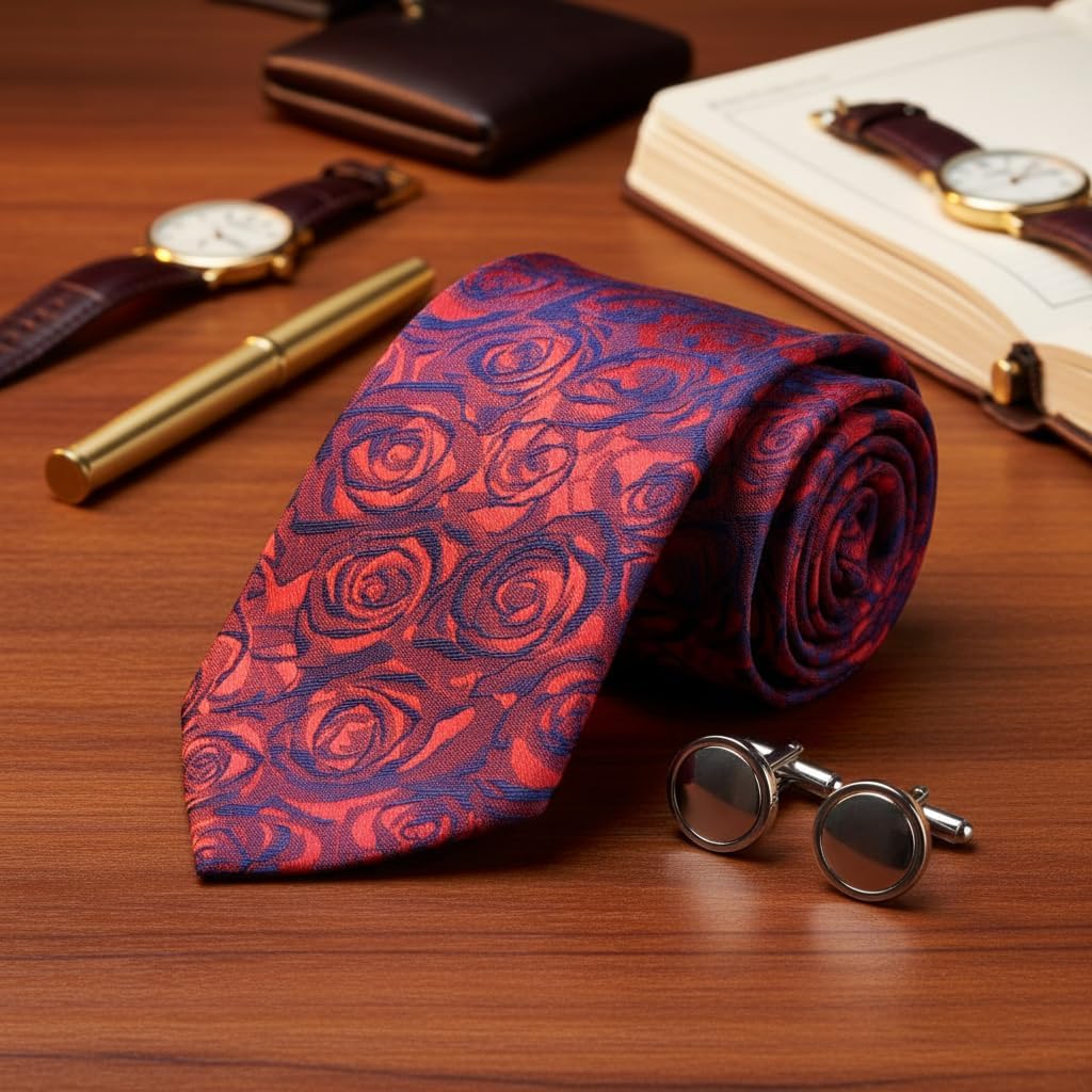 yenlk Men's Classic Necktie, Formal Tie for Weddings, Business and Prom