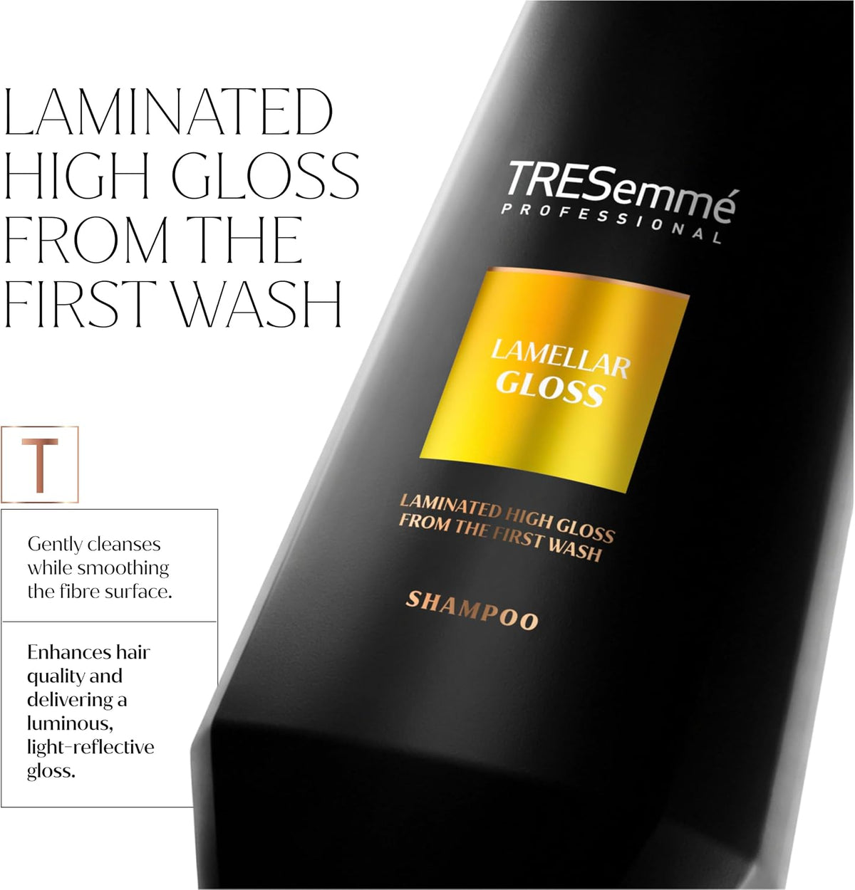 TRESemmé Lamellar Gloss Salon-Grade Shampoo, 400 ml