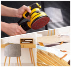 S SATC Sanding Discs 60 Grit 110Pcs Orbital Sander Discs 125mm Hook and Loop Round Orbital Sander Pads for Sanding