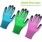 3 Pairs Gardening Gloves Superior Grip Work Gloves Durable Comfortable Breathable Multipurpose for Gardening Construction, Logistics,Warehousing,Landscaping (3Pairs Medium)