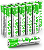 Lepro AAA Alkaline Batteries 12 Pack, 1200mAh Triple A Battery Long Lasting