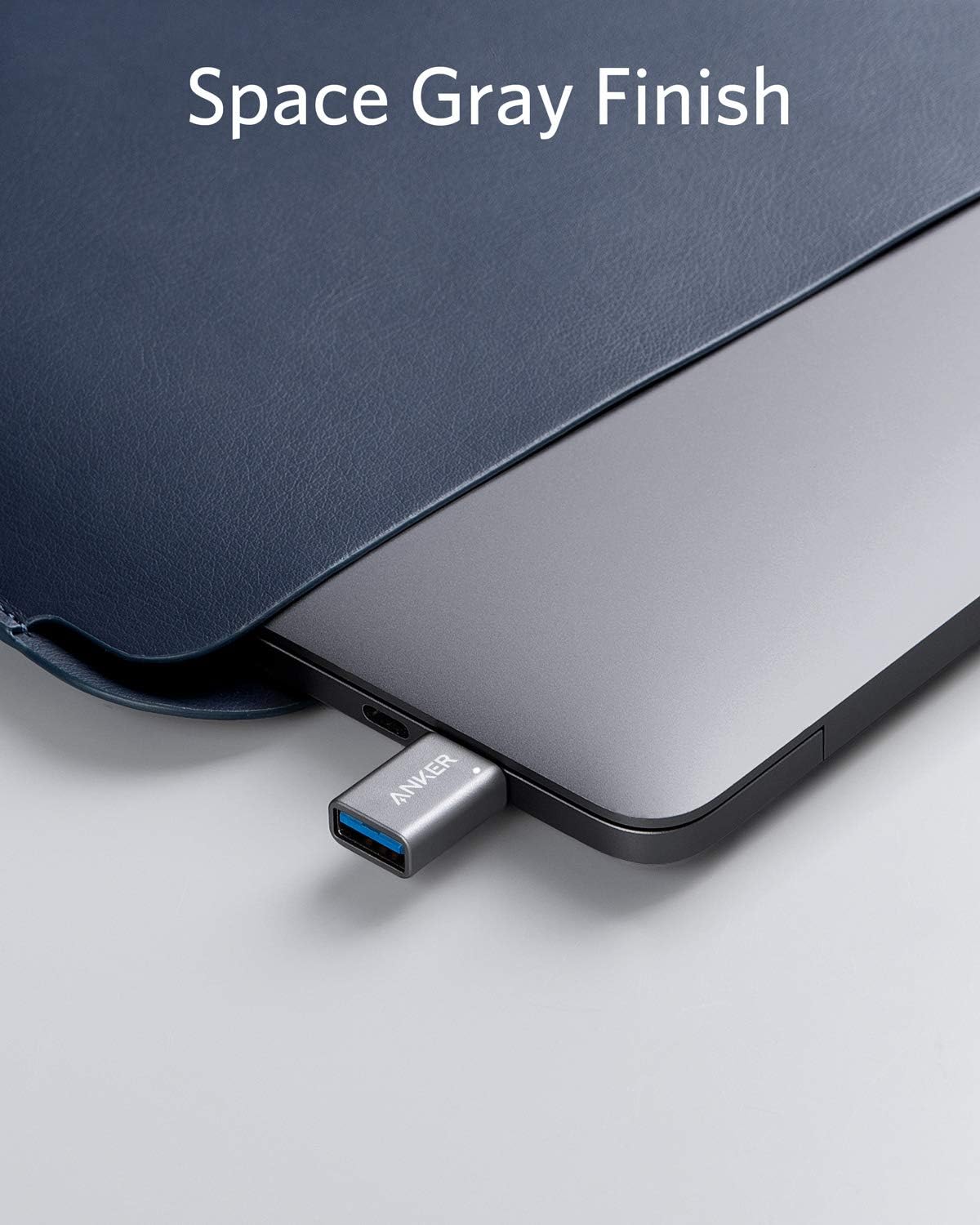 Anker USB to USB C Adapter (2 Pack), High-Speed Data Transfer, USB-C to USB 3.0 Female Adapter for MacBook Pro 2020, iPad Pro 2020, Samsung Notebook 9, Dell XPS and More Type C Devices