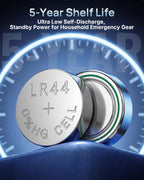 40Pack LR44 Batteries, 1.5V Alkaline Button Cell Batteries