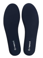 riemot Memory Foam Insoles for Men and Women - Replacement Shoe Inserts Comfort Cushioning for Sports Shoes, Trainers, Sneakers, Work Boots and Walking Shoes, Black with Yellow Base, UK8 / EU42