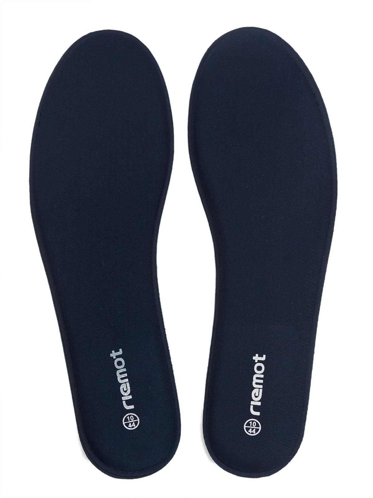 riemot Memory Foam Insoles for Men and Women - Replacement Shoe Inserts Comfort Cushioning for Sports Shoes, Trainers, Sneakers, Work Boots and Walking Shoes, Black with Yellow Base, UK8 / EU42