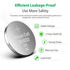 LiCB CR2032 Battery 3V Lithium 5PCS (CR 2032 / Batteries CR2032 / DL2032 / ECR2032/) for Computer motherboards,Remotes,LED lights,Glucometers,Toys,Car key,Scales.