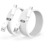 BSTOEM USB C Charger Cable, USB A to USB C Cable 2Pack 1M+2M, Type C Cable