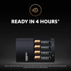 DURACELL AAA Rechargeable Batteries (4 Pack) 1.2V, 750 mAh NiMH