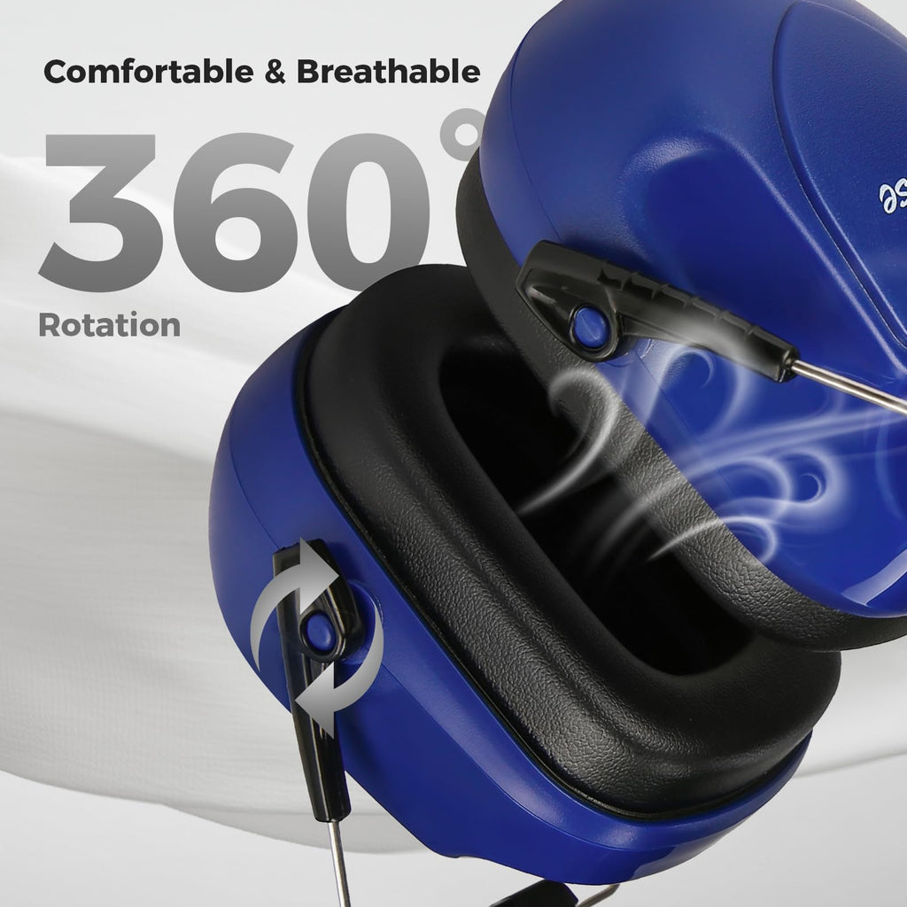 ProCase Hearing Protection Ear Muffs SNR 33dB, Noise Cancelling Headphones