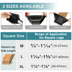 Ansible 24 Pcs Chair Leg Floor Protectors Round