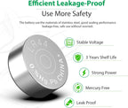 LiCB 20 PCS LR44 AG13 357 303 SR44 A76 Battery 1.5V Button Coin Cell Batteries for Small Electronics