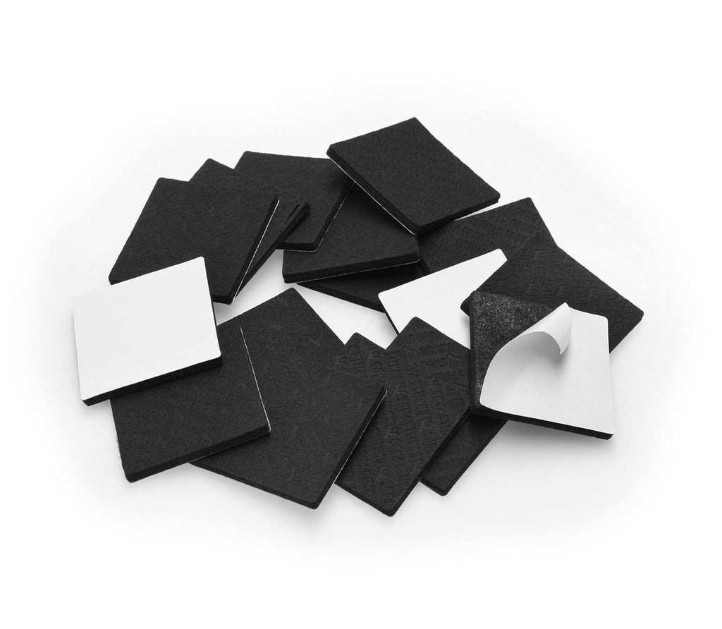 Slipstick GorillaPads Non Slip Furniture Pads/Gripper Floor Protectors (Set of 4) 3 Inch Square Self Adhesive Rubber Stoppers for Furniture Legs, CB155